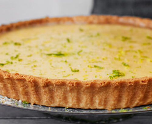 Lemon & Lime Tart with Coconut Pastry