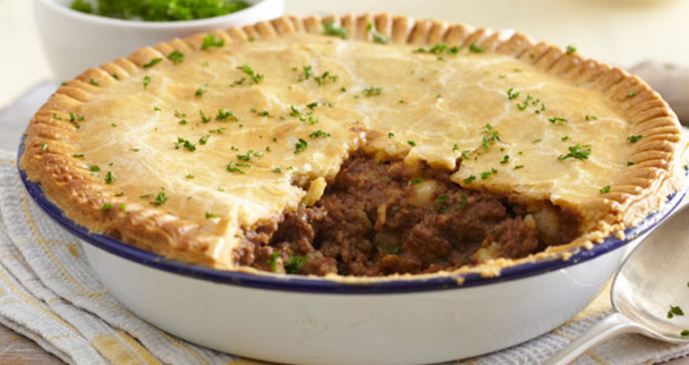 Tourtiere: Meat and Potato Pie recipe