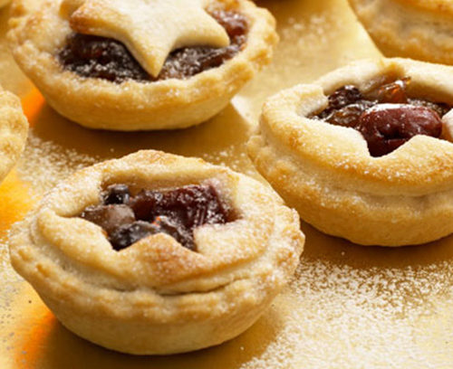 Mince Pies with Almond & Morello Cherries