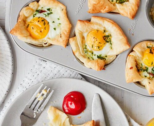 Mini Bacon & Egg Pies