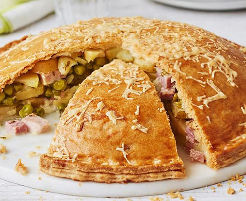 Pea, Ham & Potato Pie