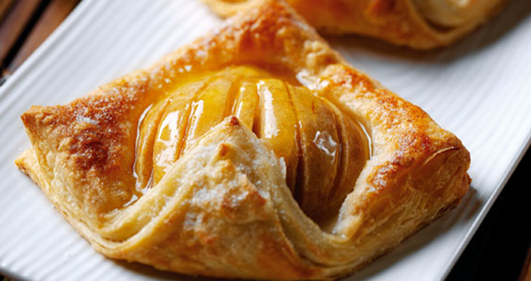 Pear and Almond Puffs