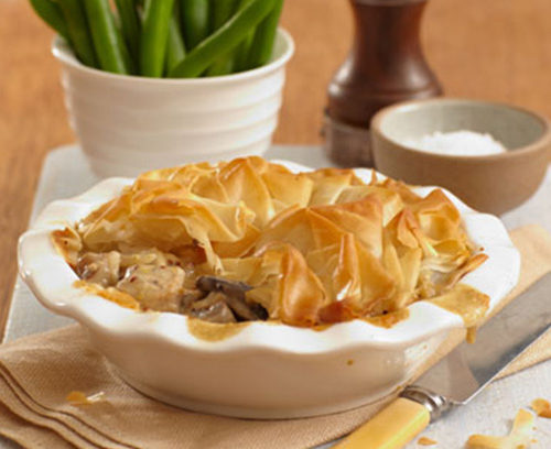 Pork, Wild Mushroom & Wholegrain Mustard Pie