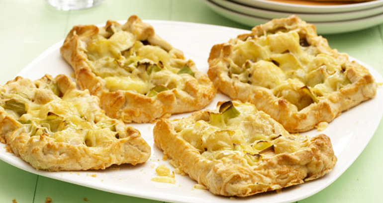 Potato, Cheese & Leek Shortcrust Tarts