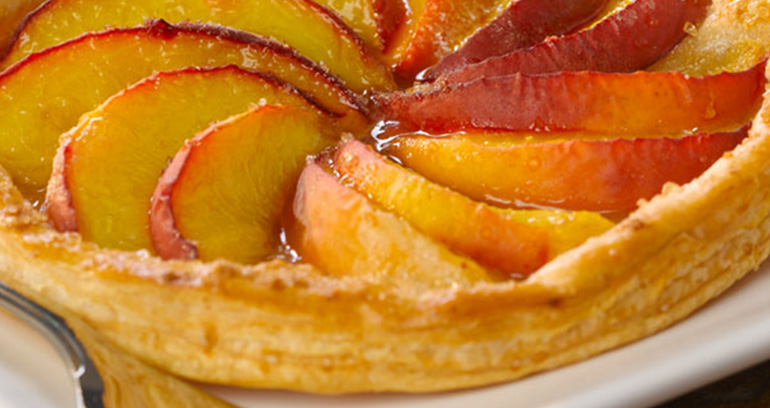 Quick Peach Tarts