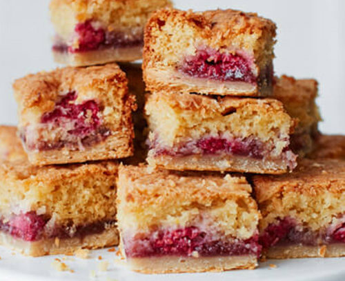 Raspberry & Coconut Bakewell