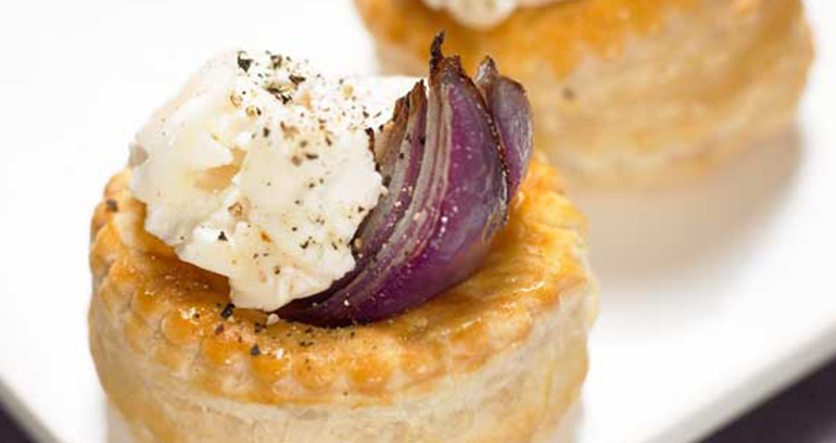 Red Onion and Goats Cheese Cases