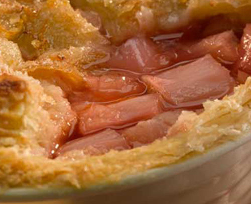 Rhubarb, Orange and Ginger Pie