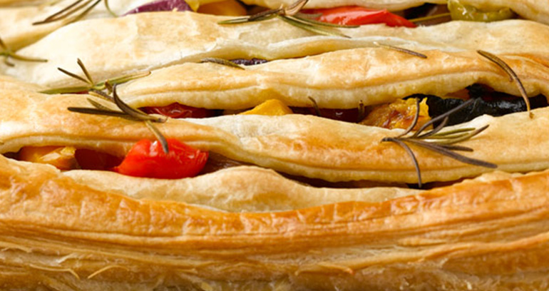 Roasted Butternut Squash & Vegetable Jalousie
