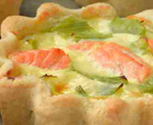 Salmon and Leek Tartlets