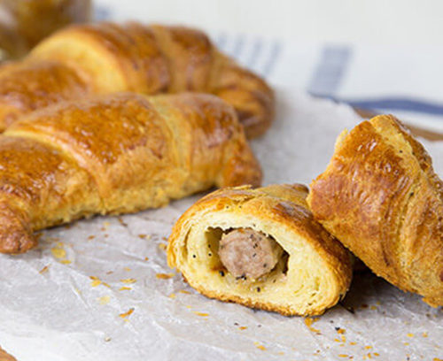 Sausage & Onion Croissant