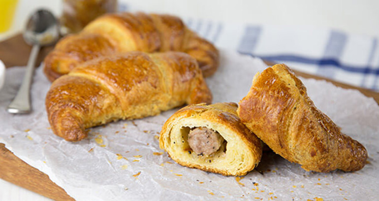 Sausage & Onion Croissant