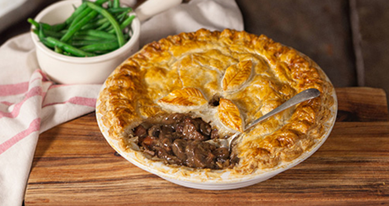 Steak and Wild Mushroom Pie