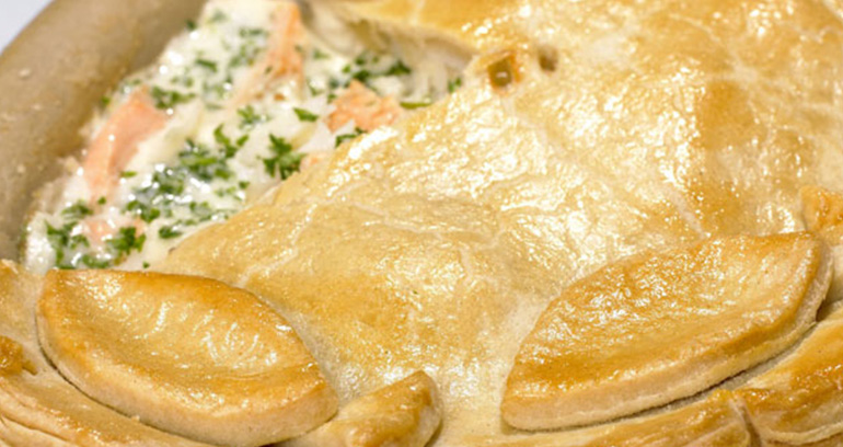 Smoked Fish Pie in Shortcrust