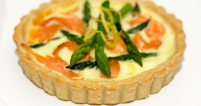 Smoked Salmon and Asparagus Tartlets