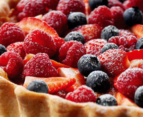 Summer Fruit and Orange Tart