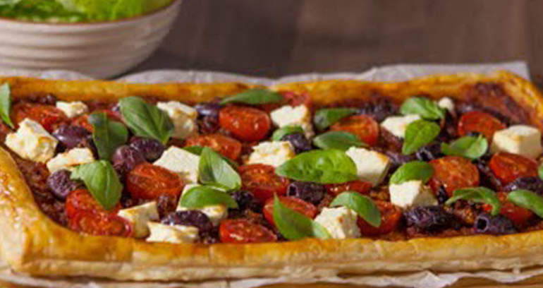 Sundried Tomato Feta Tart