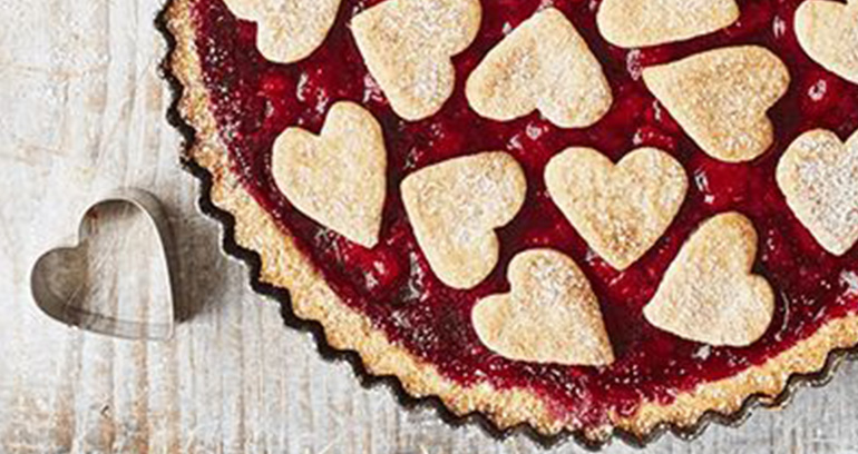 Sweetheart Raspberry Tart