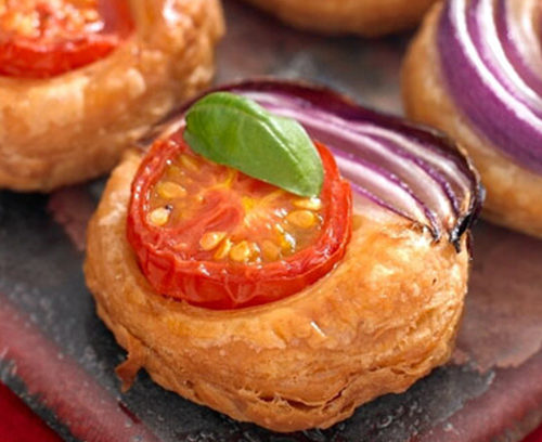Tomato and Red Onion Galettes