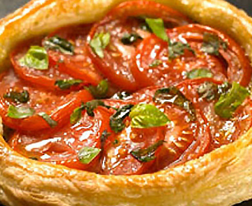 Tomato and Tapenade Puff Tarts