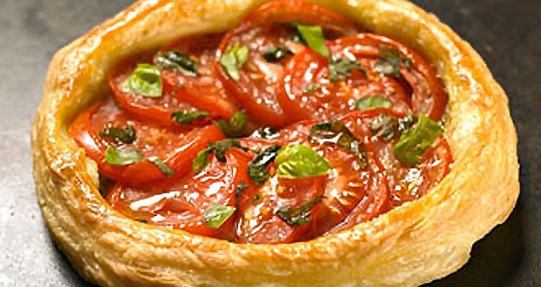 Tomato and Tapenade Puff Tarts