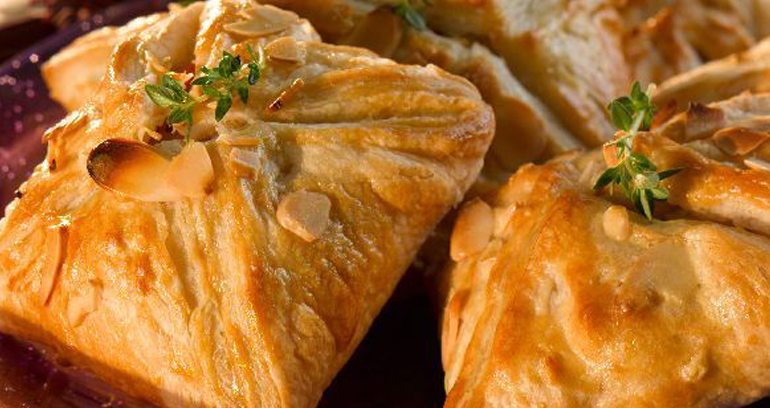 Turkey, Bacon and Almond Parcels