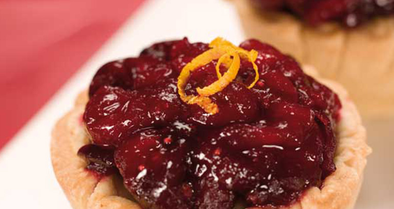 Venison with Turkey Cranberry Cups