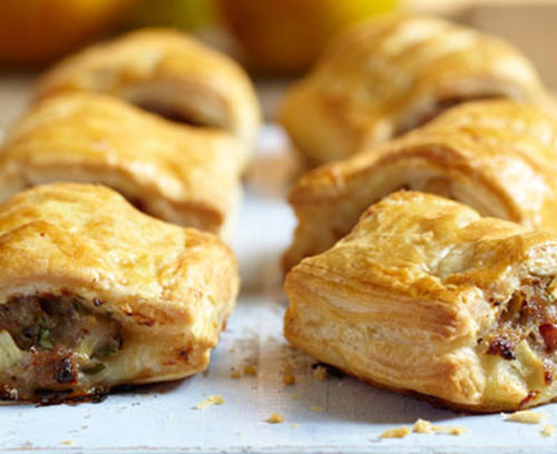 Apple and Bacon Sausage Rolls