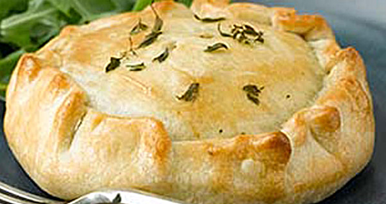 Chicken, Leek & Chestnut Mushroom No Dish Pie