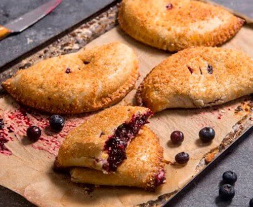 Custard and Mixed Berry Hand Pies