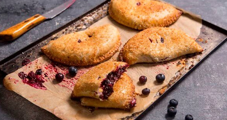 Custard and Mixed Berry Hand Pies