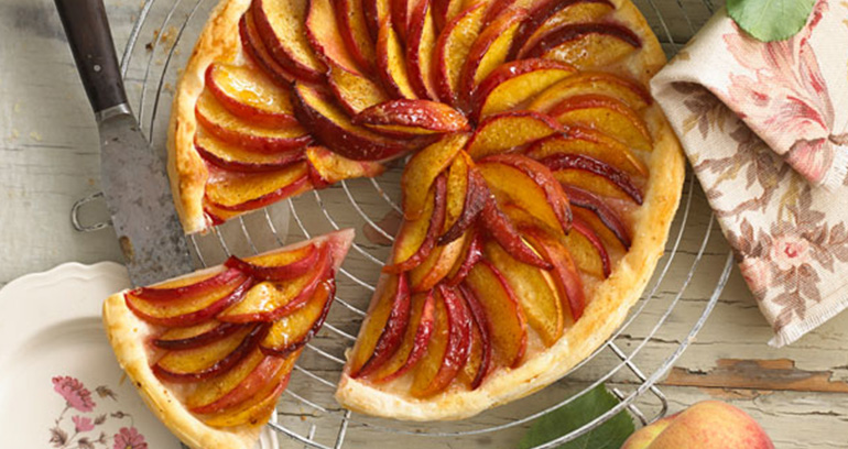 Easy Peach Tart