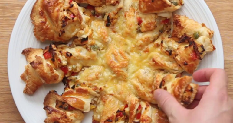 Fajita Chicken Puff Pastry Sundial