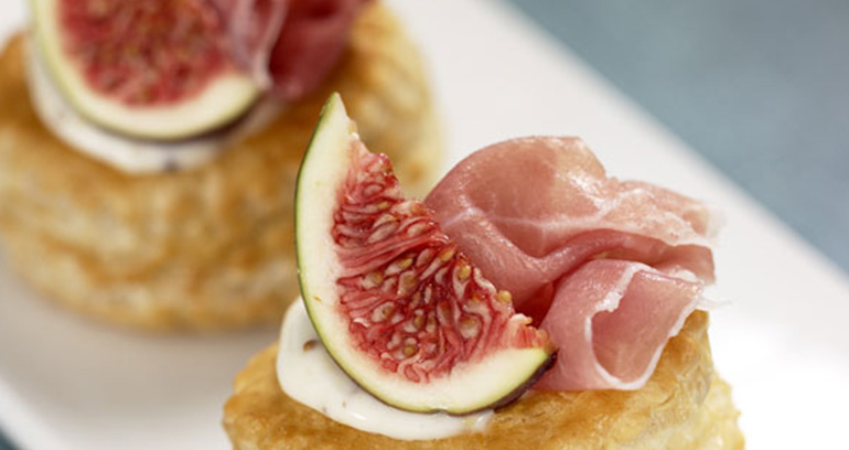 Fig, Parma Ham and Mascarpone Cases