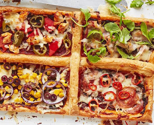 Four Seasons Pizza Tart