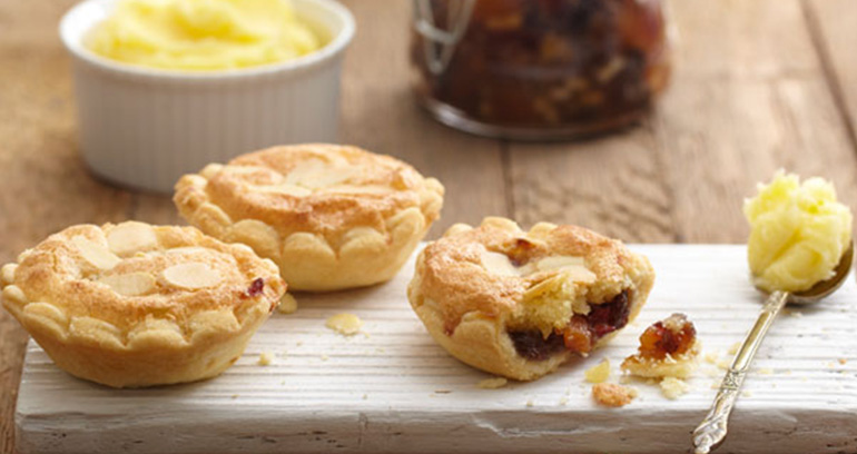 Frangipane topped Mince Pies