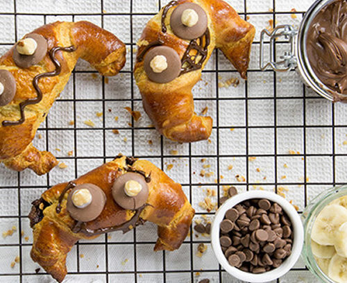 Chocolate, Hazelnut & Banana Croissant