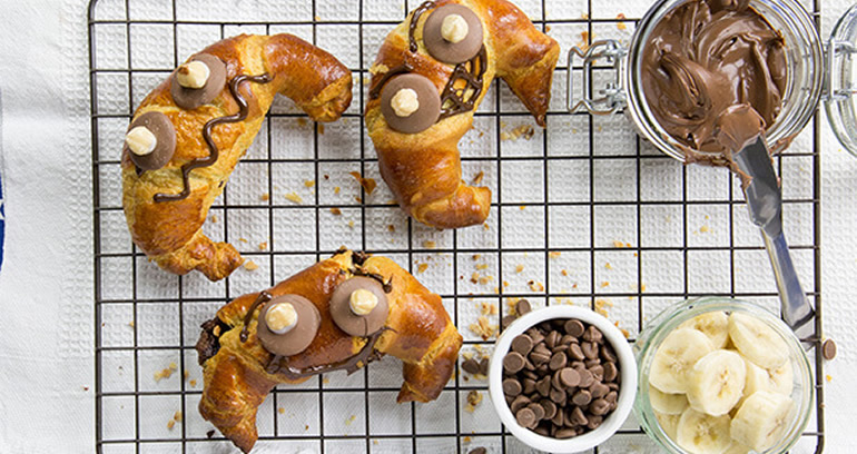 Chocolate, Hazelnut & Banana Croissant
