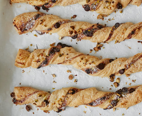 Chocolate Pistachio Twists