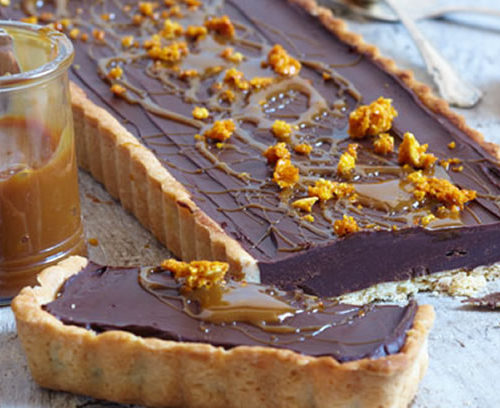 Chocolate & Salted Caramel Tart