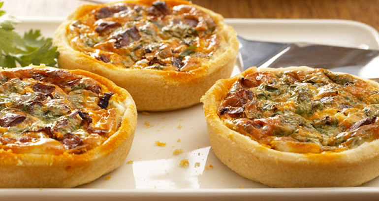 Chorizo & Red Onion Shortcrust Tarts