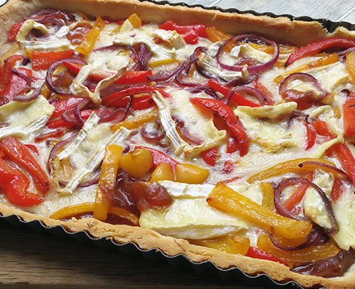 Ben's Pepper and Camembert Tart