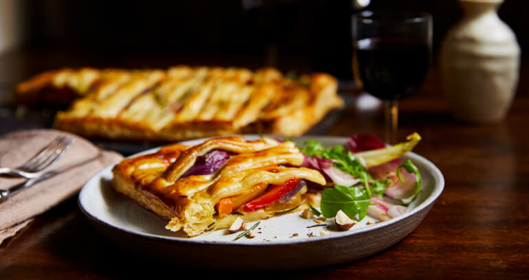 Roasted Butternut Squash & Vegetable Jalousie