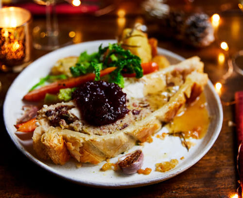 Turkey, Cranberry & Pecan Wellington