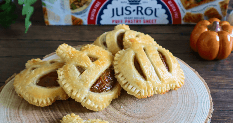 spooky pumpkin pastries